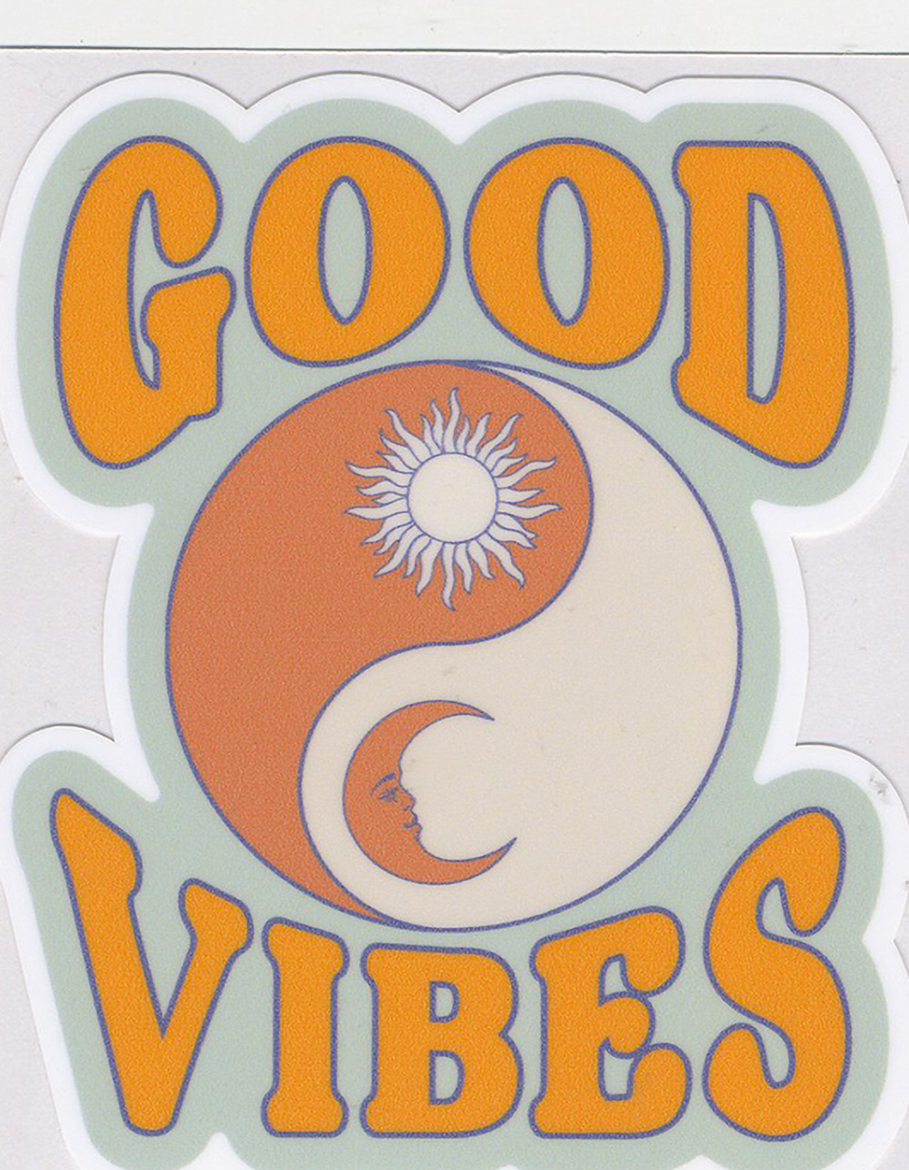 STICKER CABANA Good Vibes Sticker - YELLOW