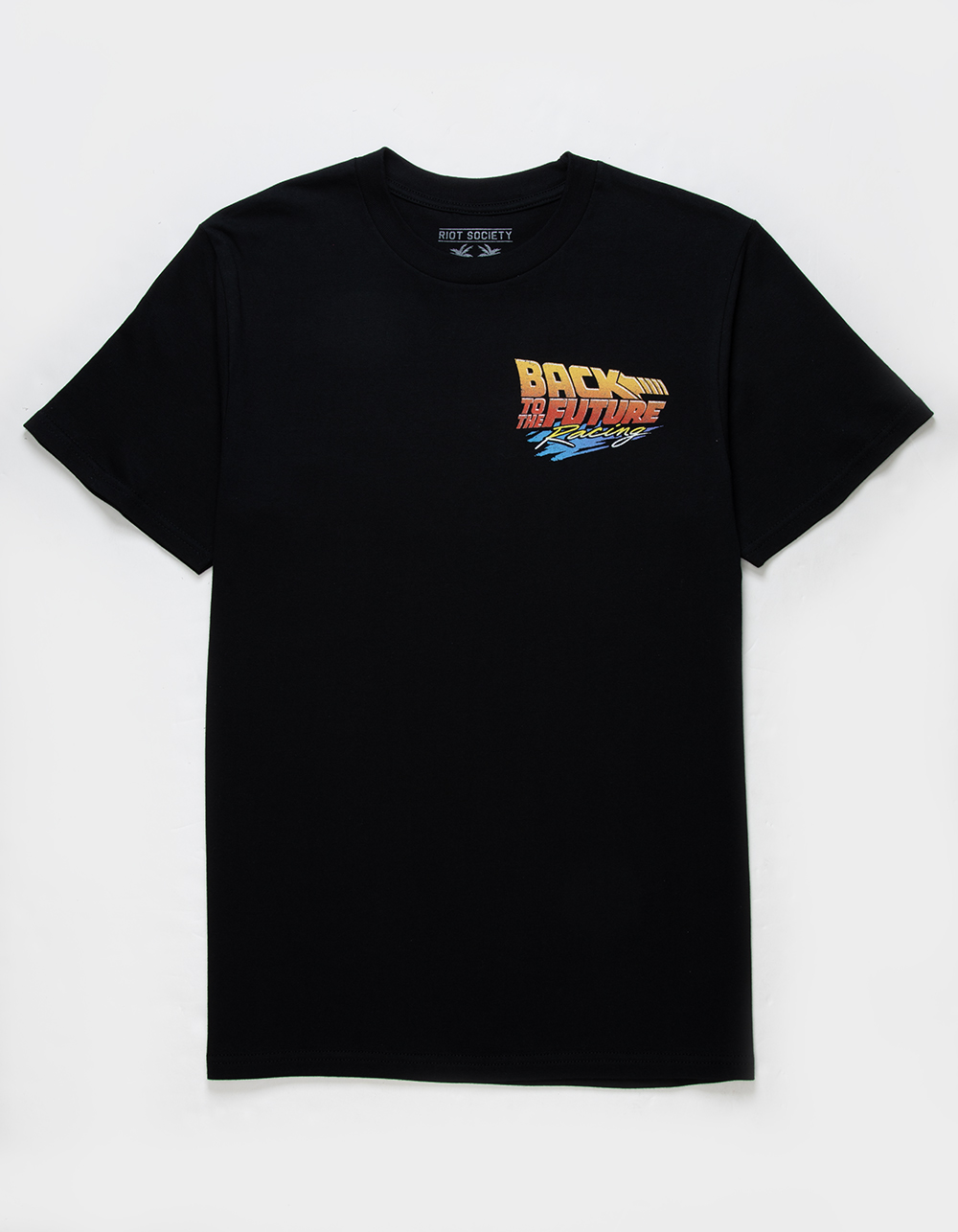 RIOT SOCIETY Back To The Future Mens Tee - BLACK