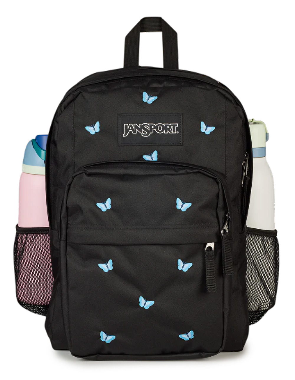 JANSPORT Big Plans FX Backpack - TINY BUTTERFLIES BLACK