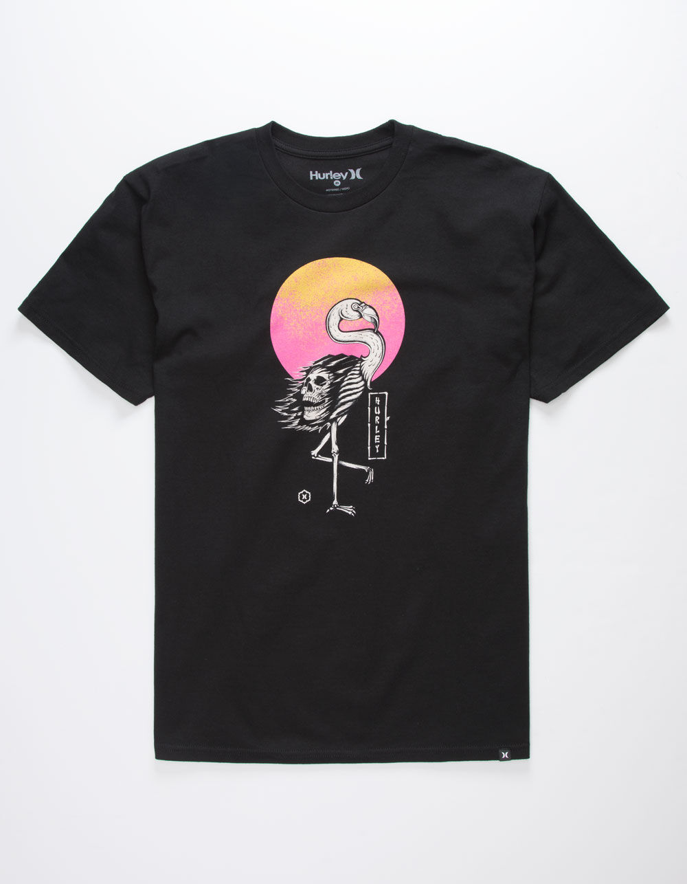 HURLEY Death Flamingo Mens T-Shirt image number 0