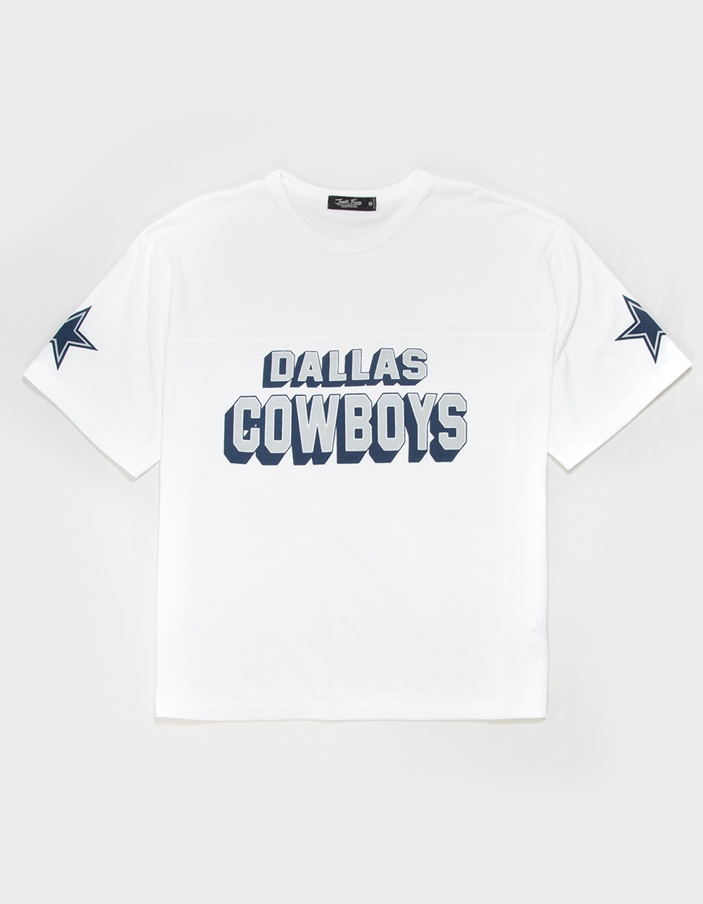 JUNK FOOD Dallas Cowboys Mens Jersey Tee - WHITE