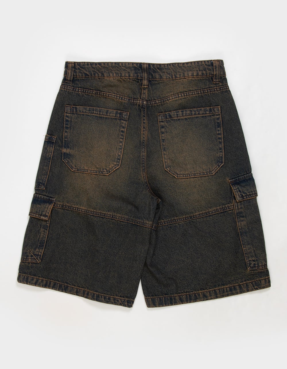 RSQ Mens Baggy Cargo Jorts - RUST