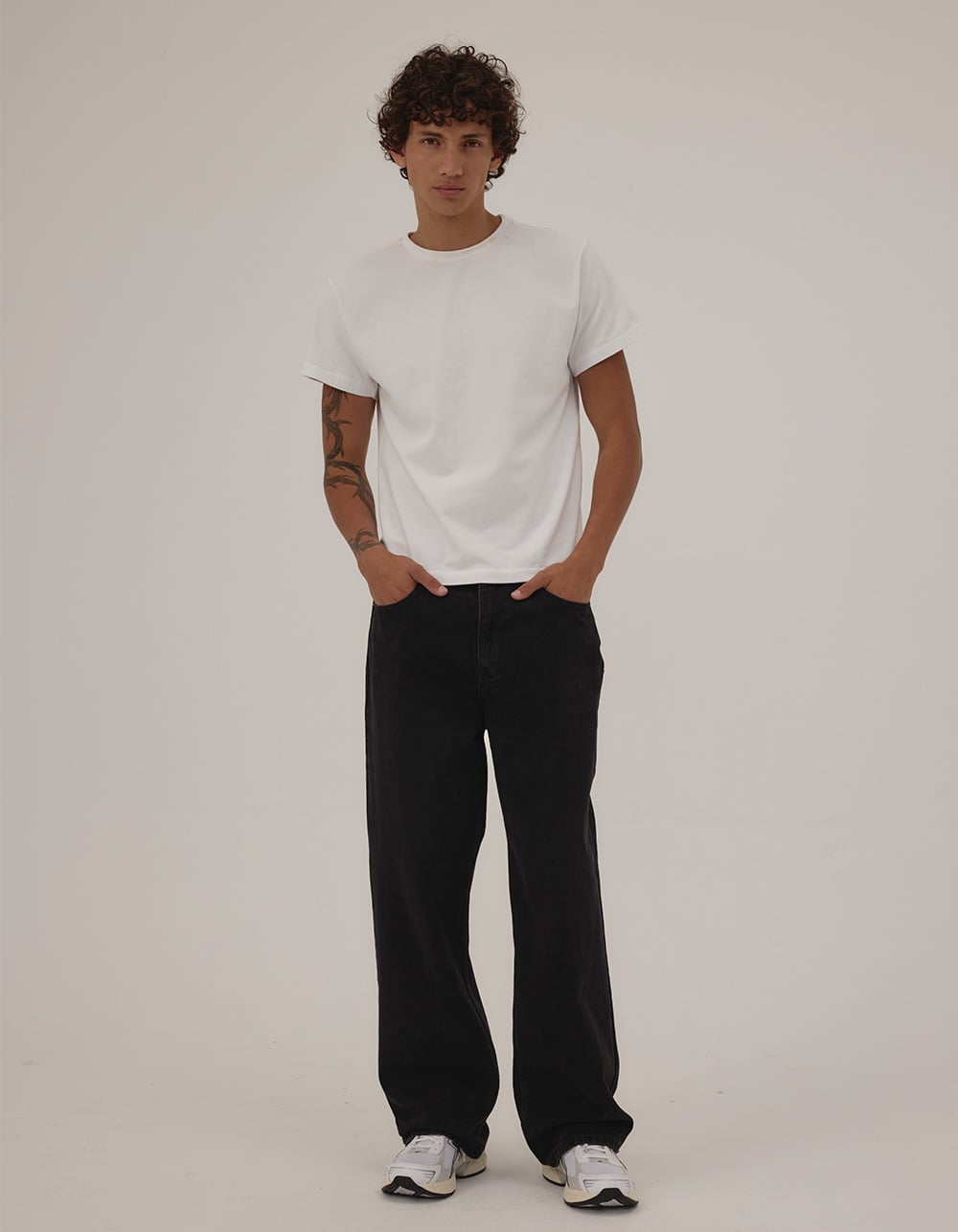 RSQ Mens Baggy Jeans - WASHED BLACK