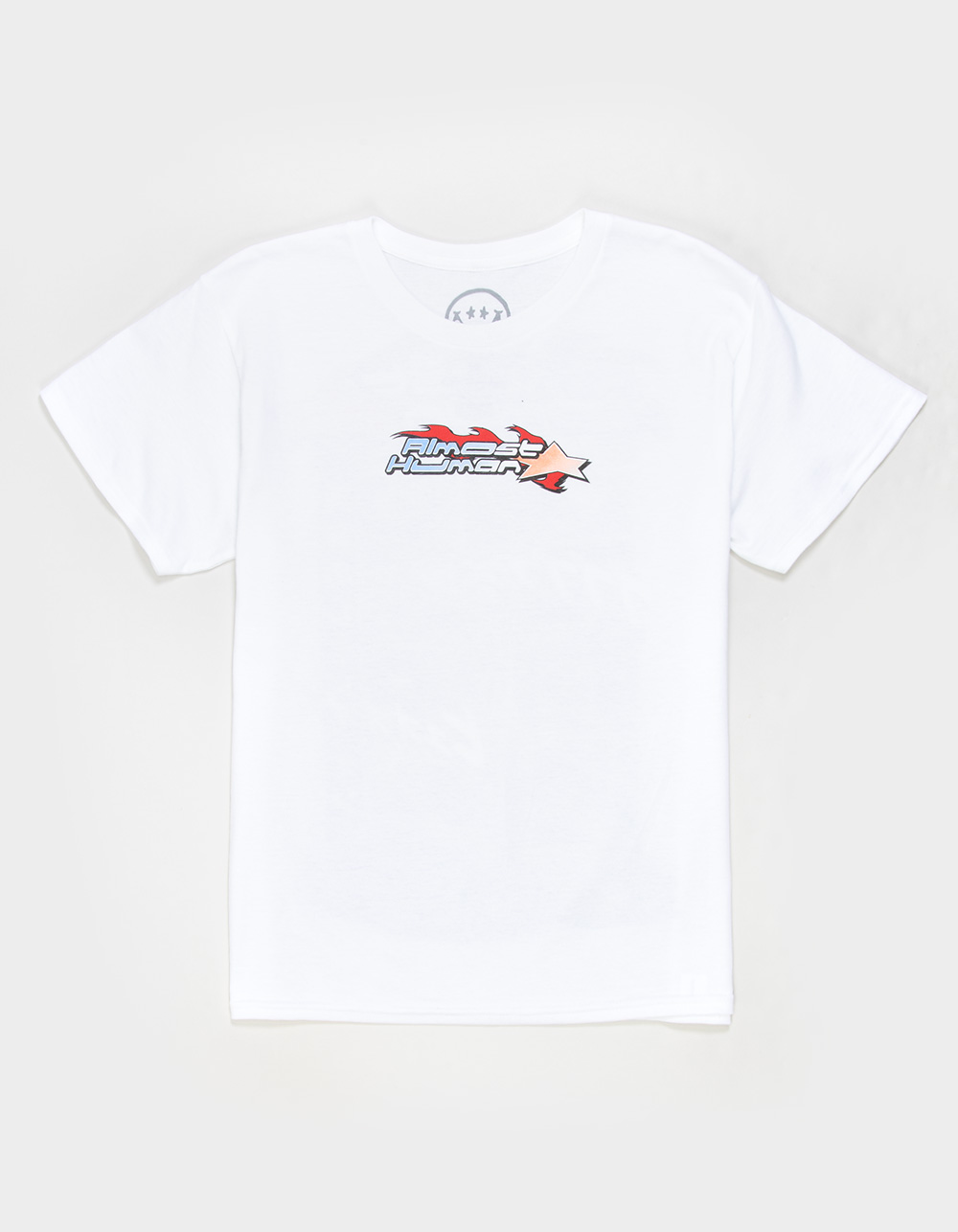 ALMOST HUMAN Wangan Red Boys Tee - WHITE