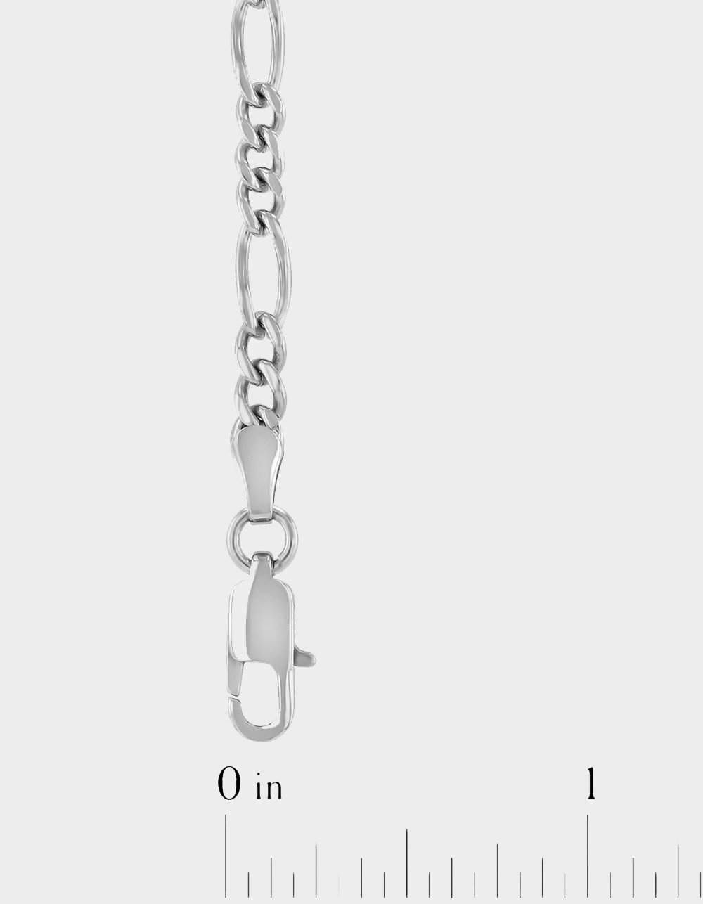 STEEL NATION Stainless Steel 3.5MM Figaro Chain - STAINLESS