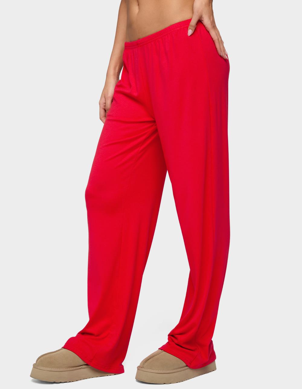 EDIKTED Justina Pants - RED
