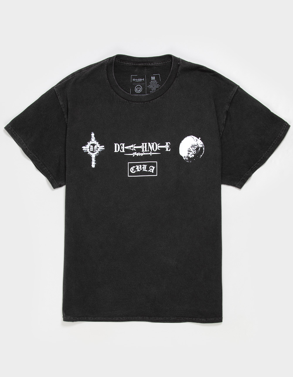 CVLA x Death Note Mens Tee - WASHED BLACK