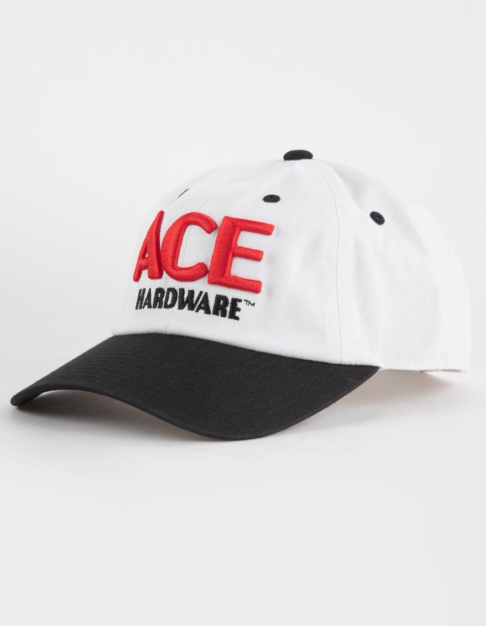 AMERICAN NEEDLE Ace Hardware Ballpark Strapback Hat - BLK/WHT | Tillys