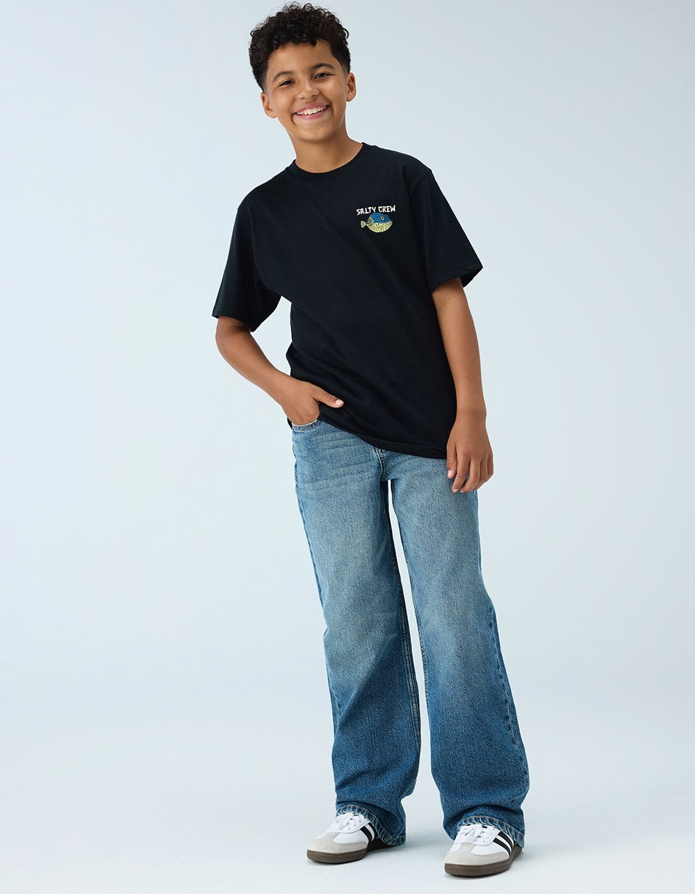 RSQ Boys Loose Fit Jeans - MEDIUM WASH