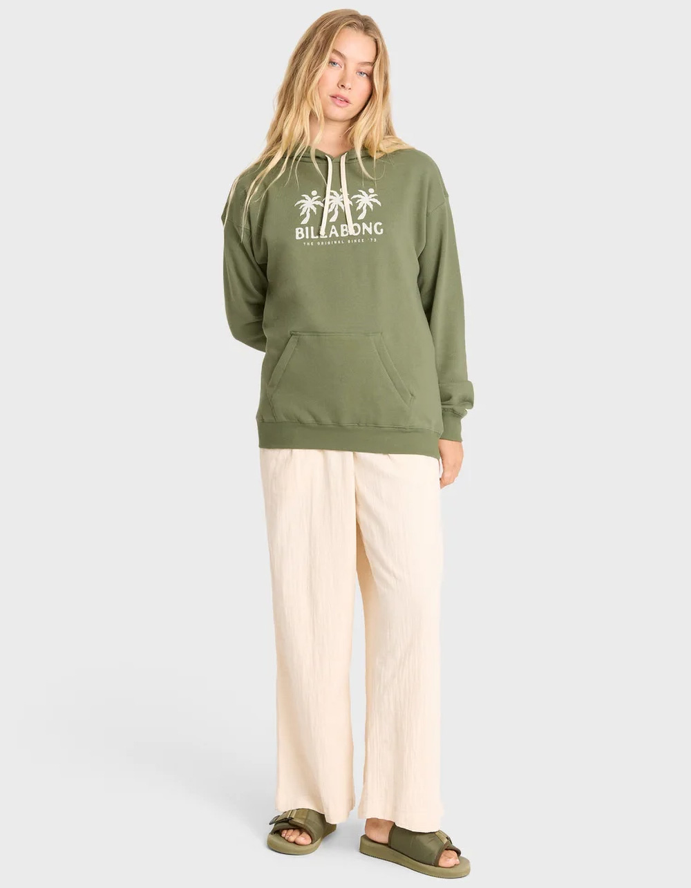 BILLABONG Far From Shore Womens Hoodie - MILITARY