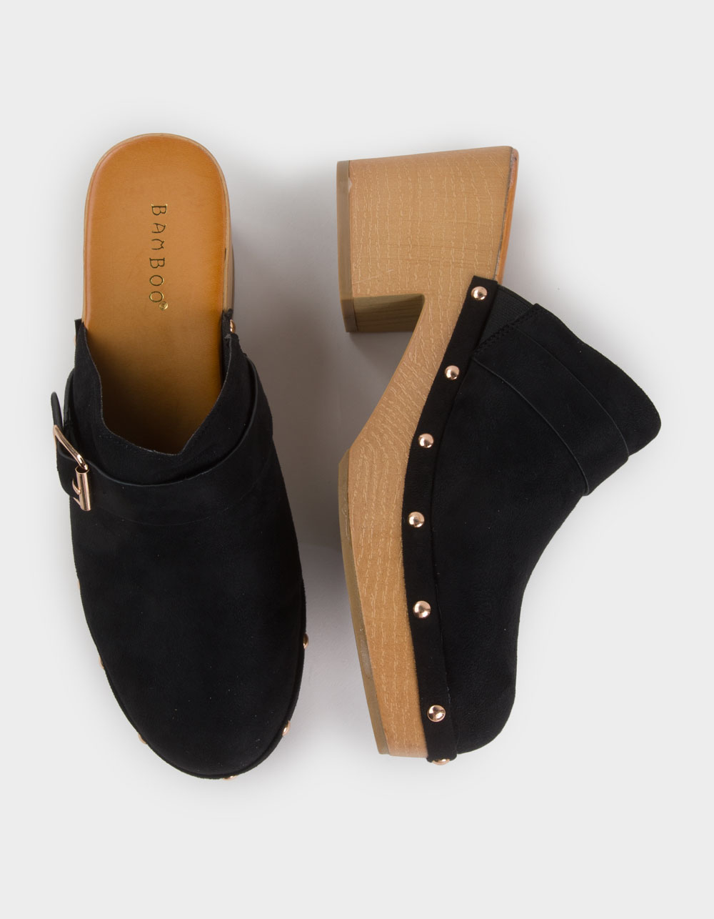 BAMBOO Lumber Stud Womens Clogs