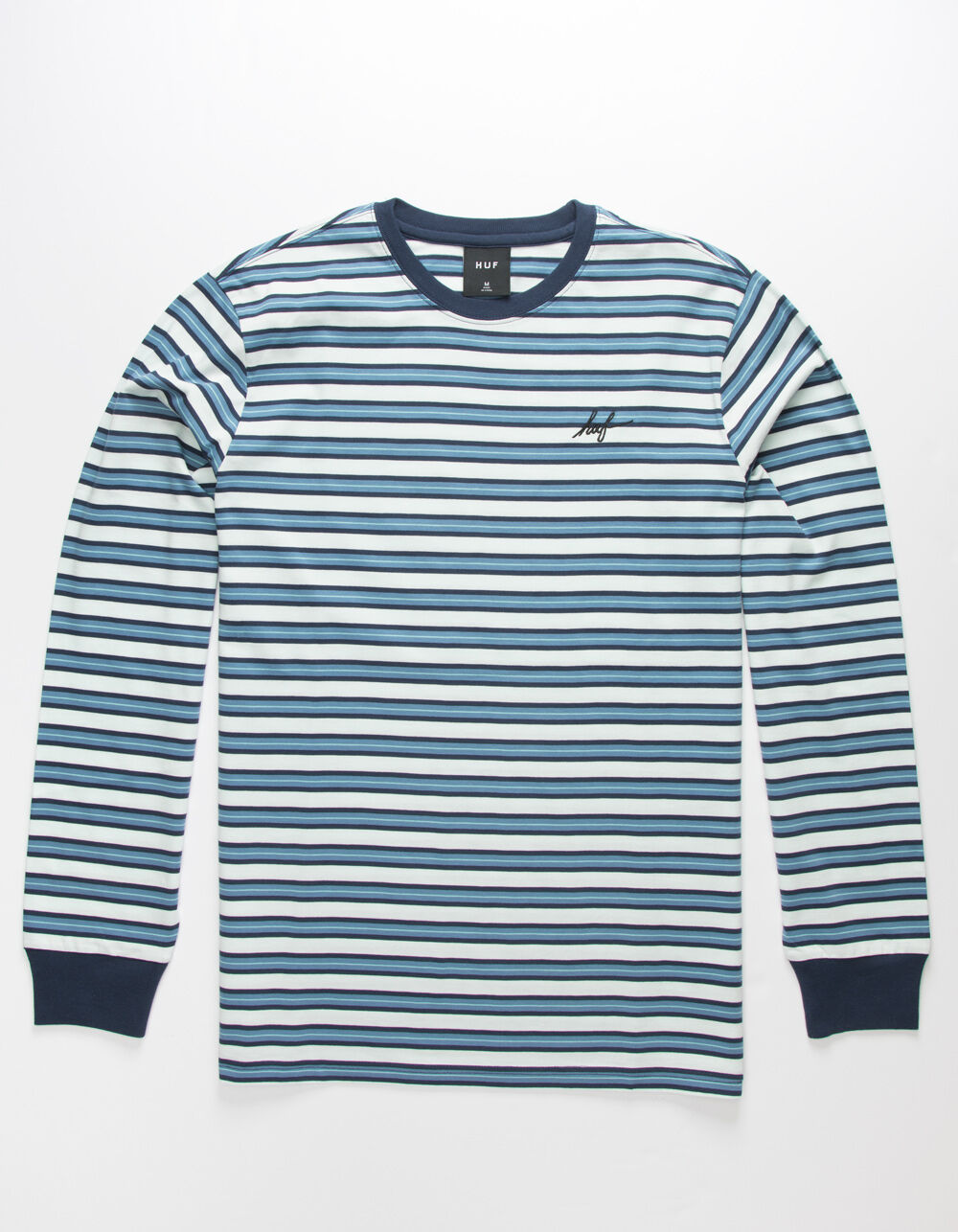 HUF Oak Street Stripe Mens T-Shirt image number 0