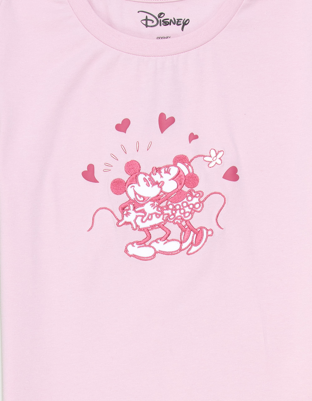 RSQ Disney Minnie Mouse Womens Baby Tee - PINK