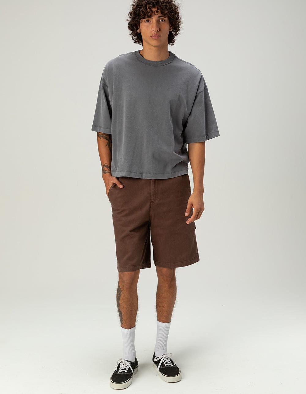 RSQ Mens Loose Twill Carpenter Shorts