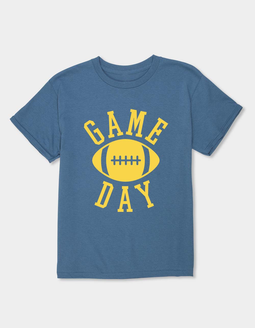 FOOTBALL Game Day Unisex Kids Tee - INDIGO