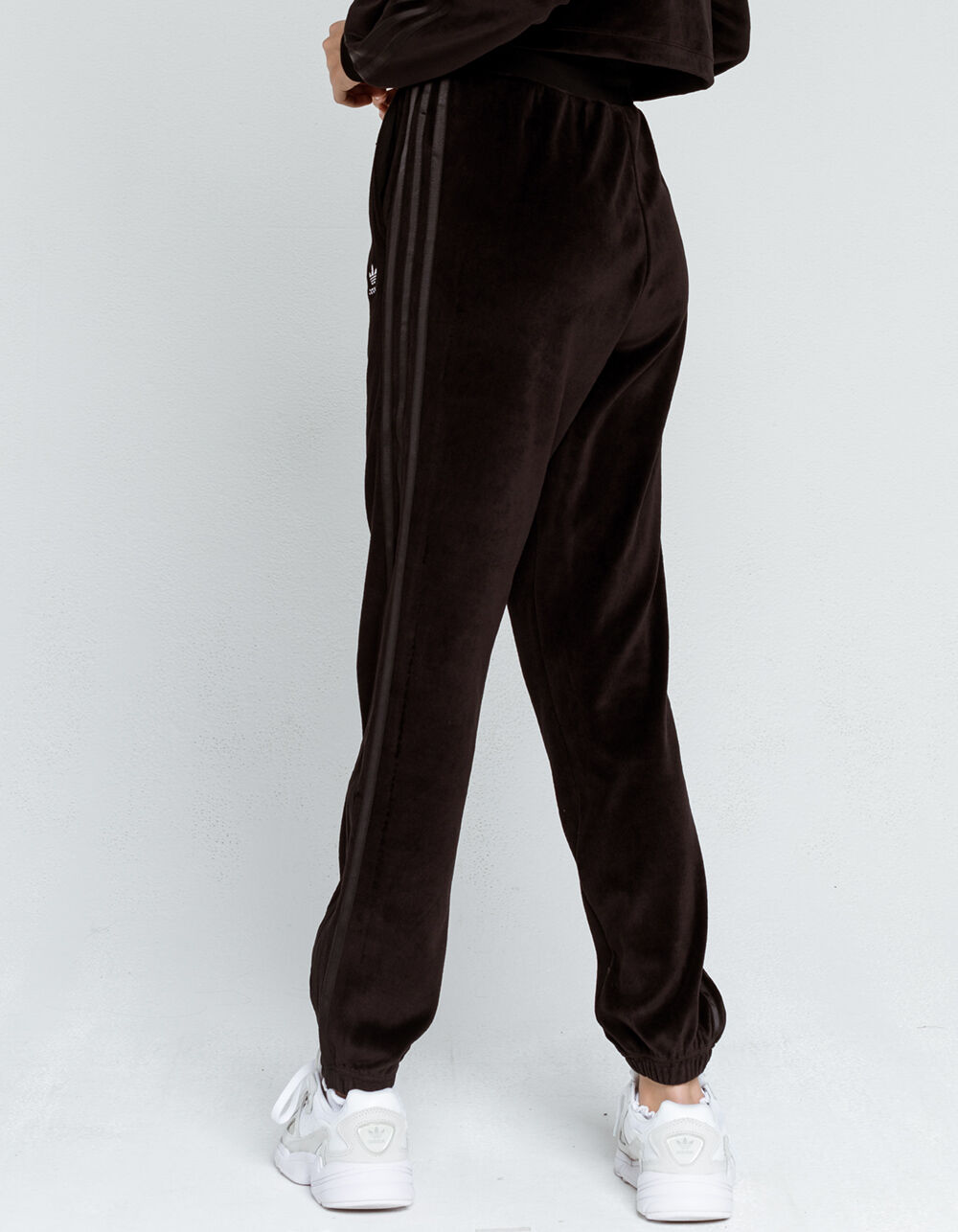 adidas velour tracksuit bottoms