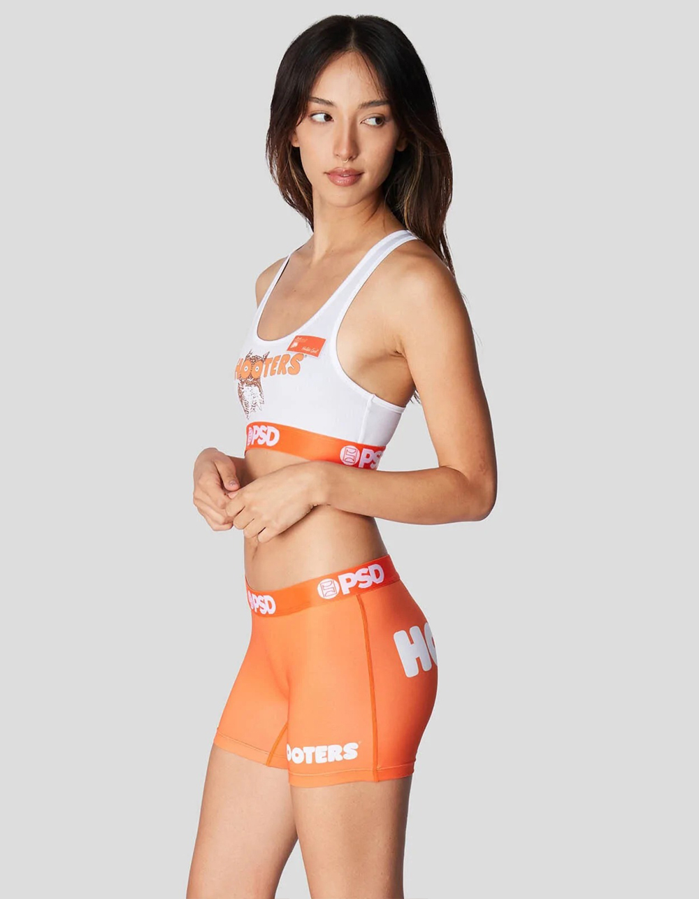 PSD Hooters Retro Uniform Womens Boyshorts ORANGE Tillys