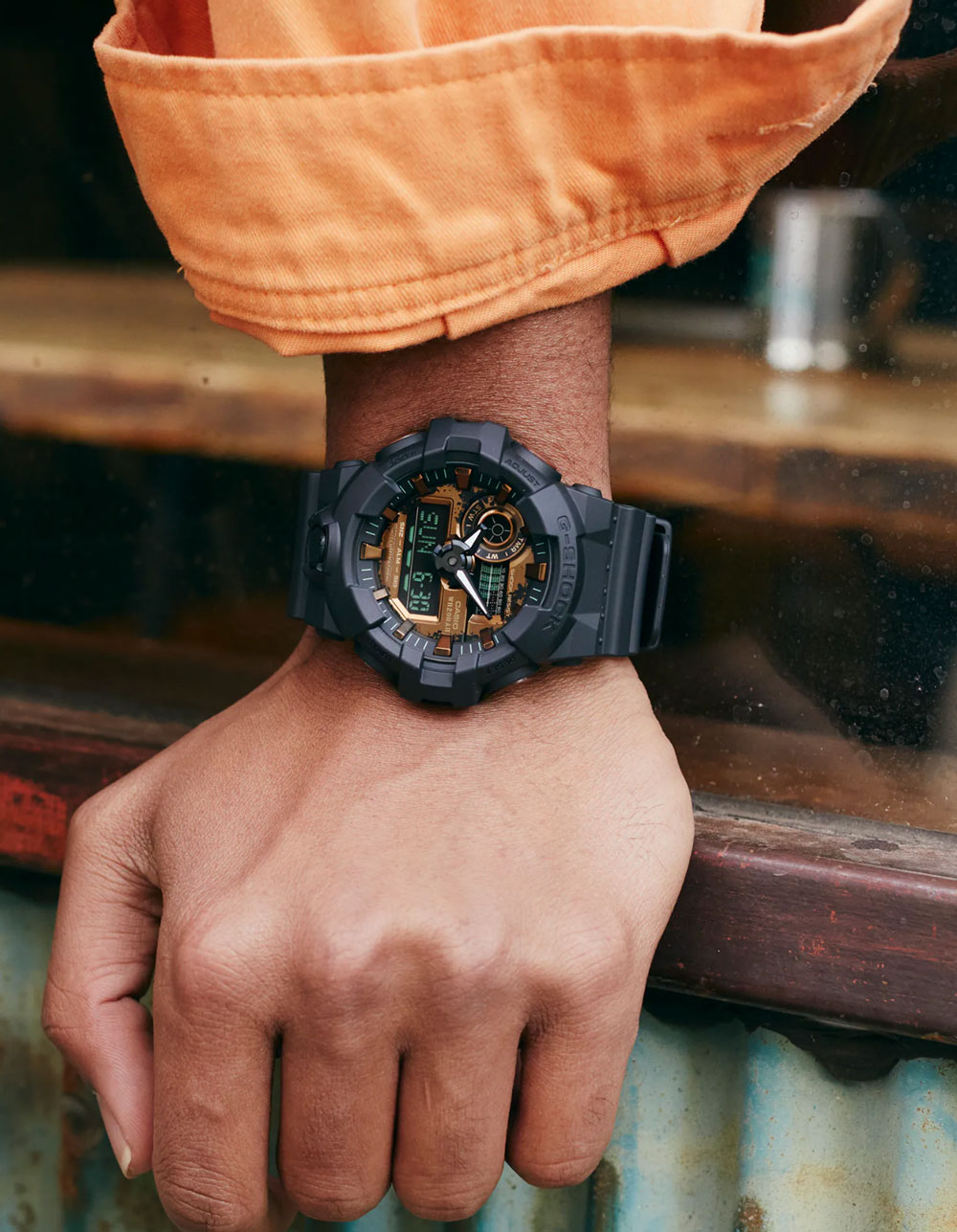 G-SHOCK GA700RC-1A Watch - BLACK GLOSS