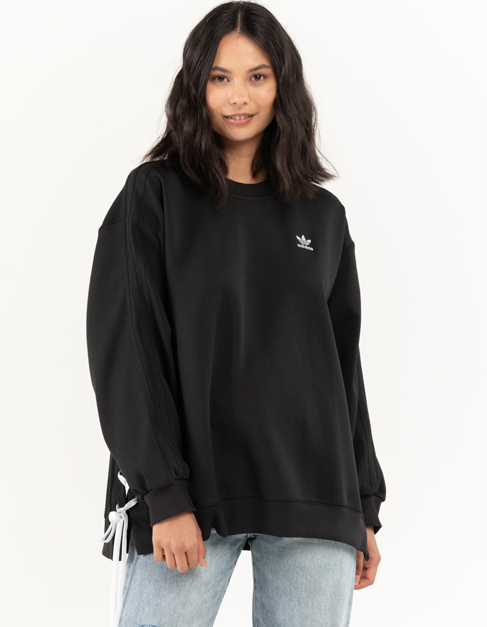 Buy adidas Originals Womens Loose Disney Sweatshirt Black