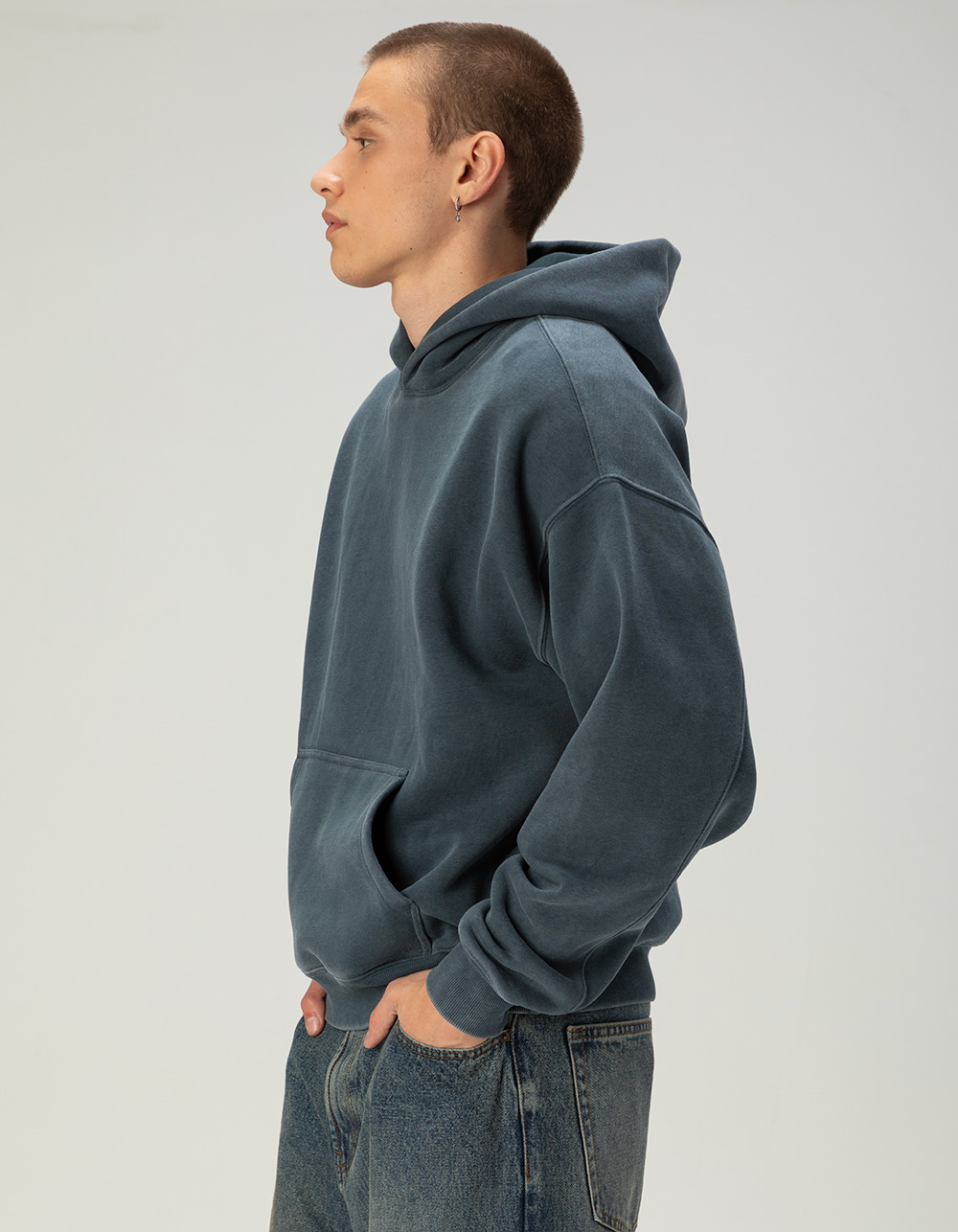 RSQ Mens Oversized Hoodie - NAVY