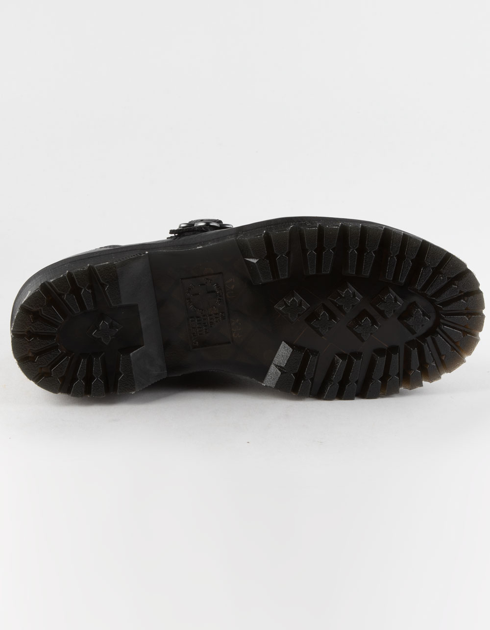 DR. MARTENS Addina Flower Buckle Womens Platform Shoes - BLACK | Tillys