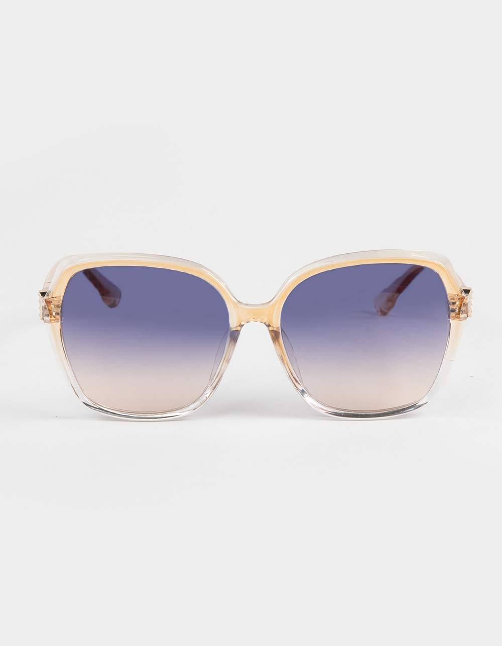 RSQ Zesty Oversized Sunglasses - PEACH
