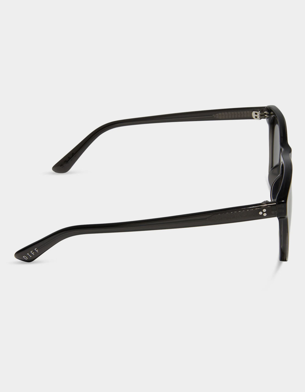 DIFF EYEWEAR Darren Polarized Sunglasses - BLK/SMOKE