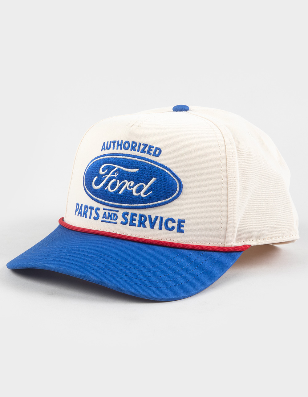 AMERICAN NEEDLE Ford Scottie Snapback Hat - Cream Combo