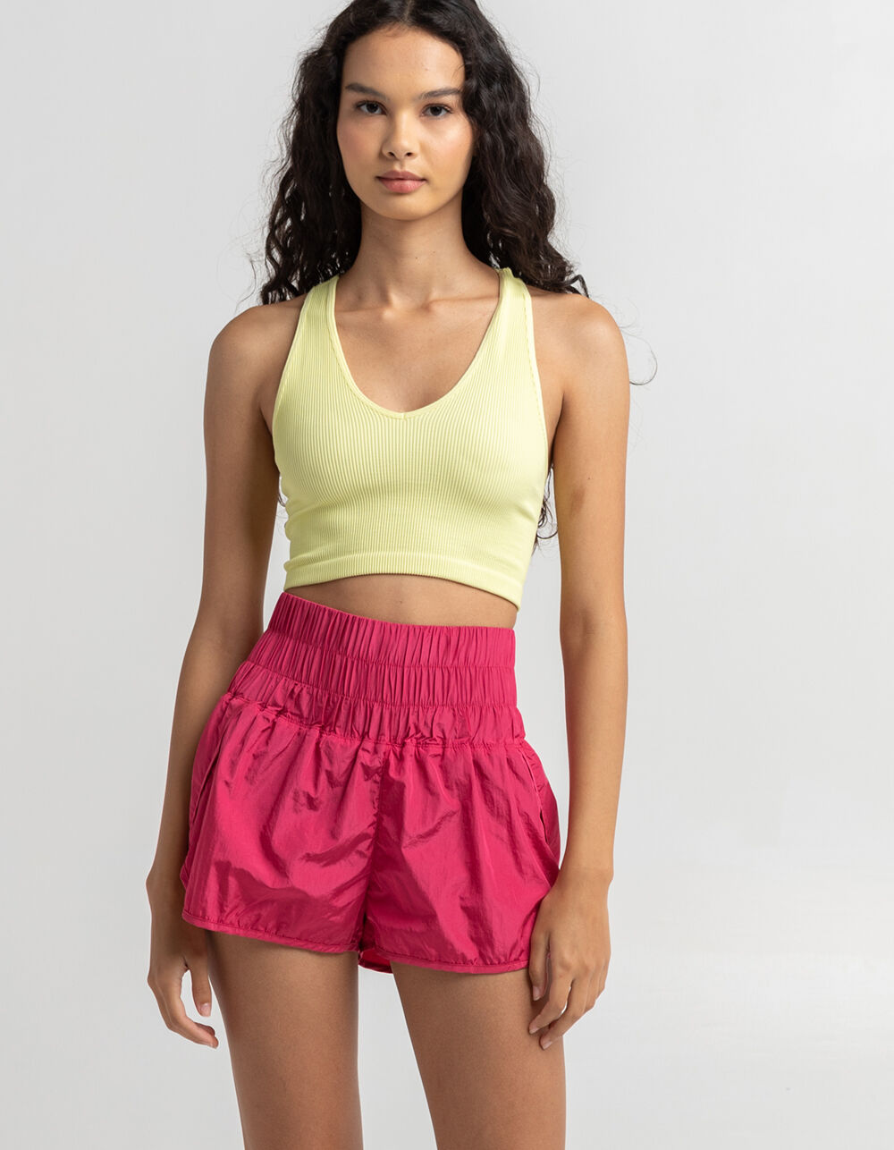 FREE PEOPLE The Way Home Womens Shorts - RASPBERRY | Tillys