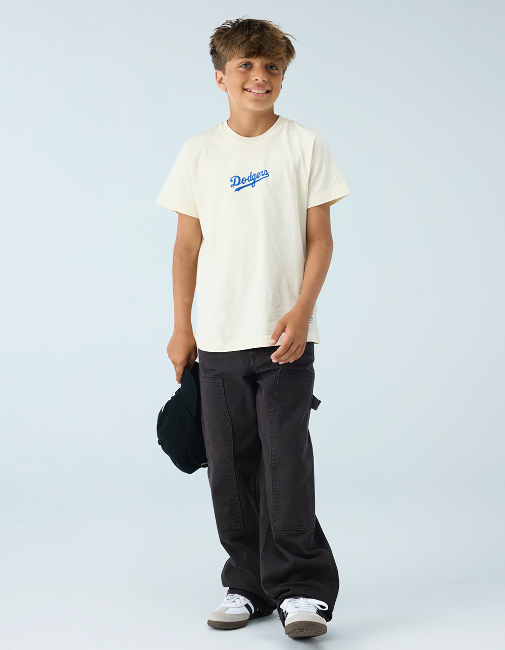 RSQ Boys Straight Twill Utility Pants - WASHED BLACK