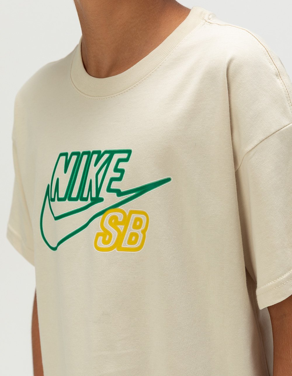 NIKE SB Boys Loose Tee - KHAKI