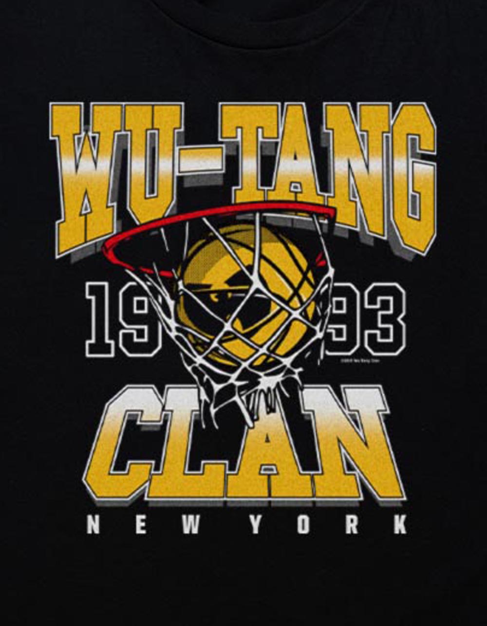 WU-TANG CLAN New York Basketball Unisex Tee - BLACK