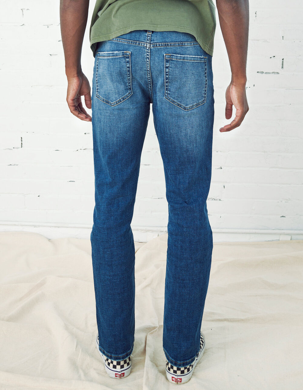 RSQ Mens Slim Straight Medium Vintage Jeans - MEDIUM VINTAGE | Tillys