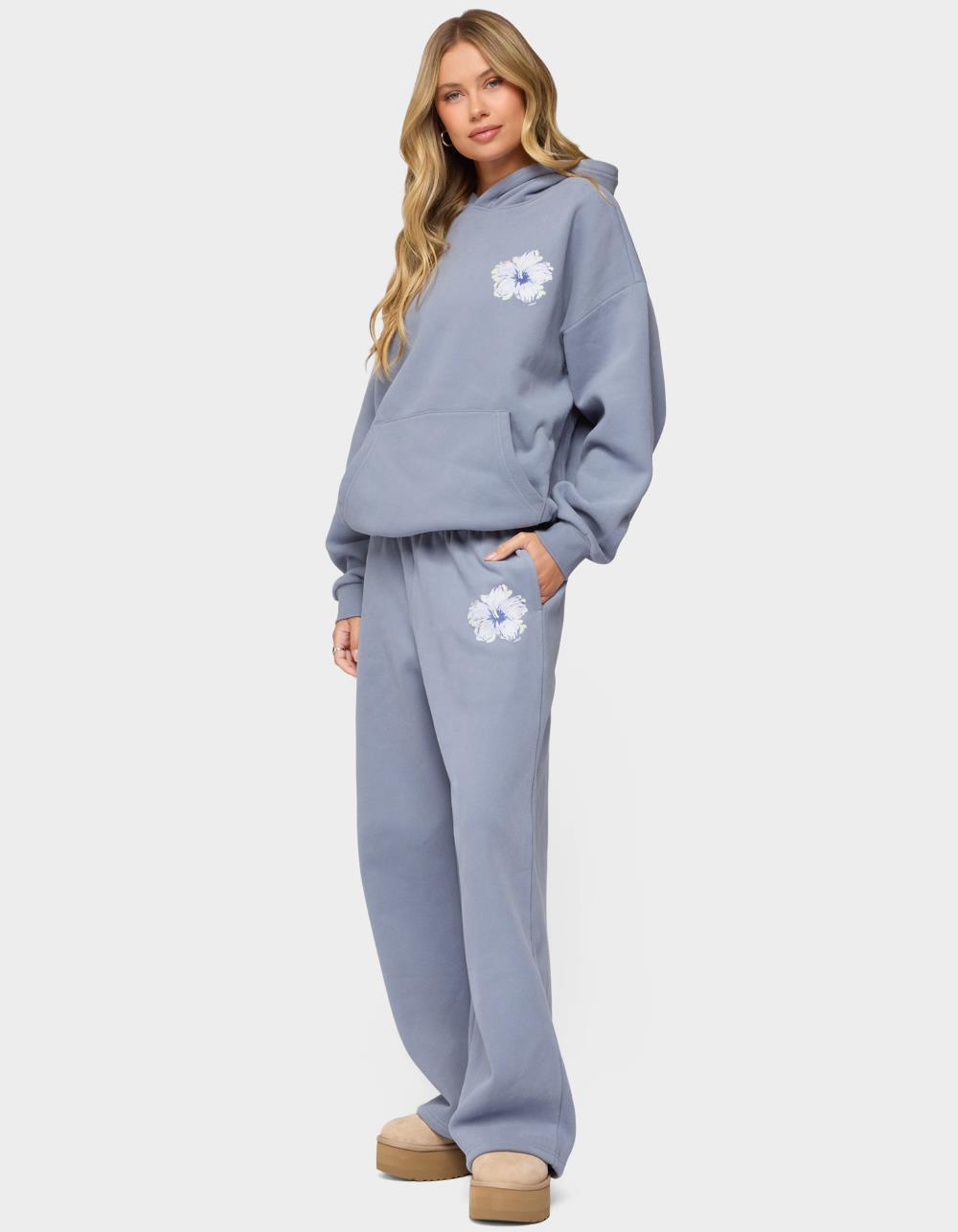 EDIKTED Tropical Bloom Sweatpants