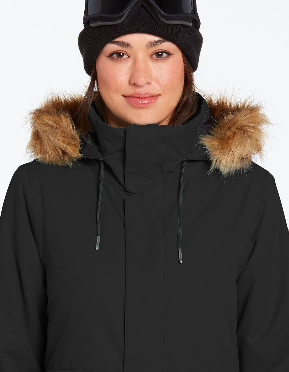 Fawn Womens Insulated Snow Jacket BLACK Tillys