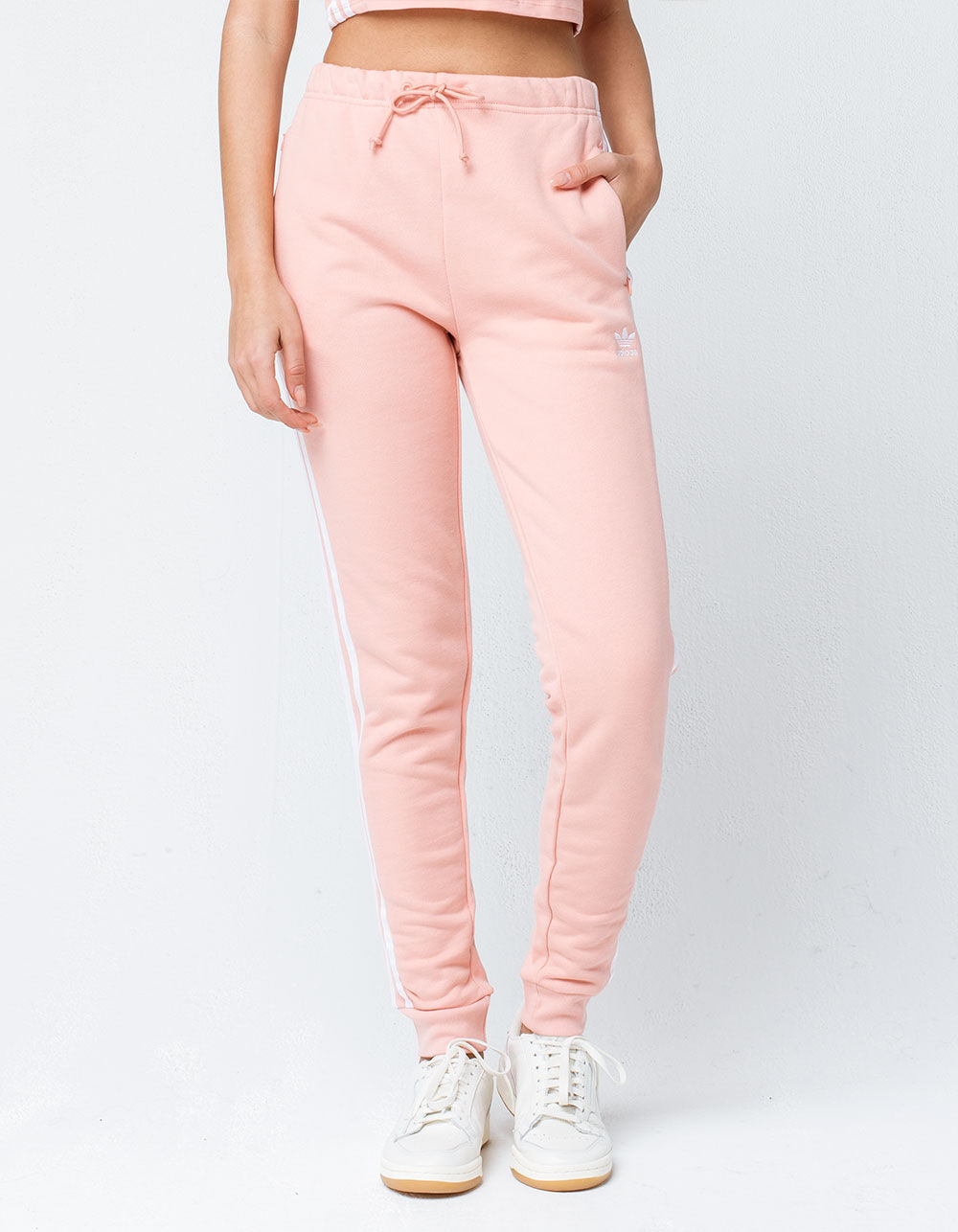 ADIDAS Regular Light Pink Womens Sweatpants - PINK | Tillys