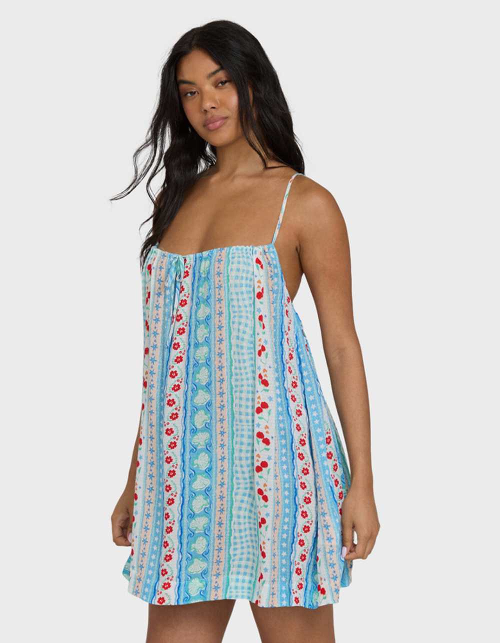 BILLABONG Beach Song Womens Cover-Up Dress - MULTI