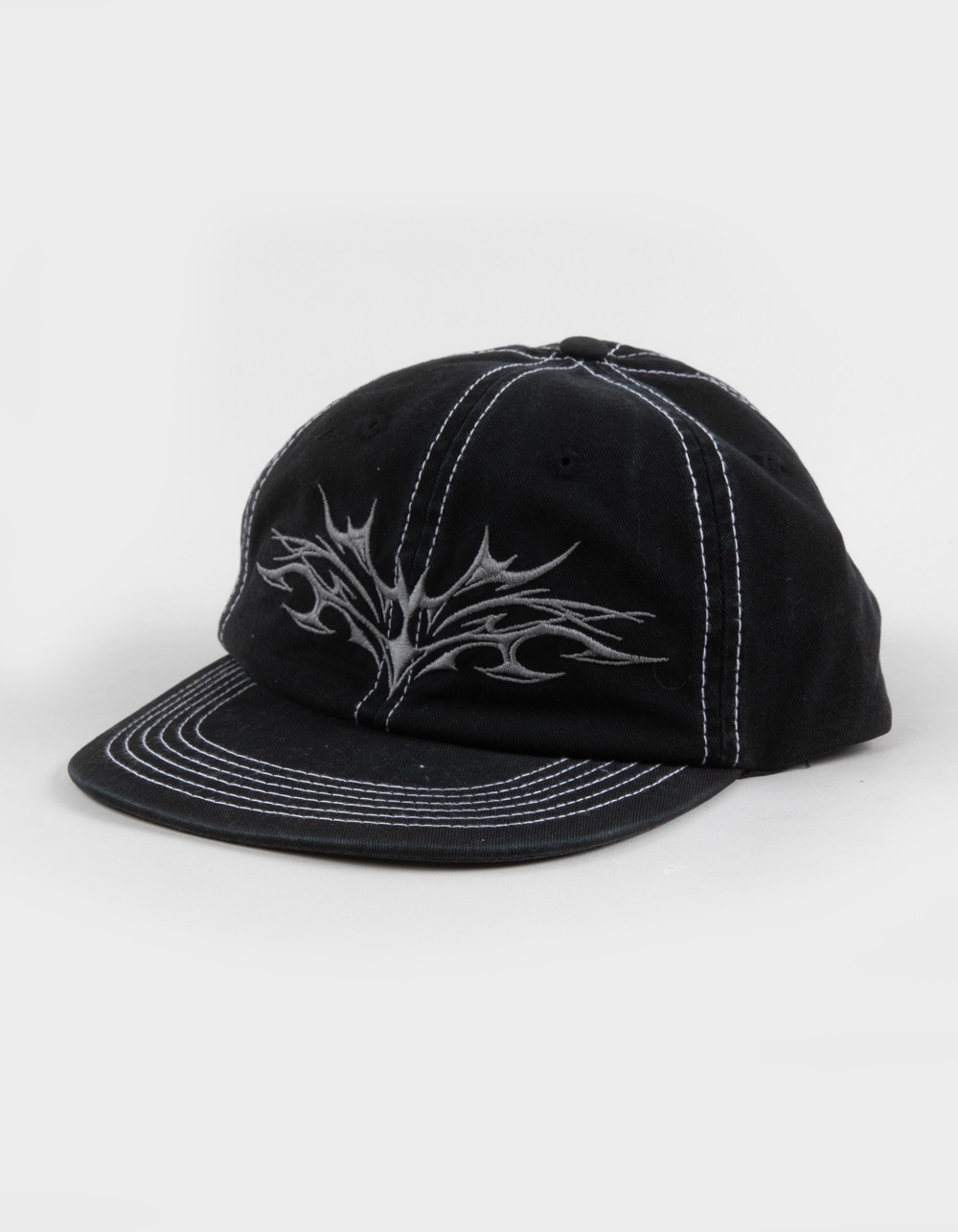 Tribal Strapback Dad Hat - BLACK