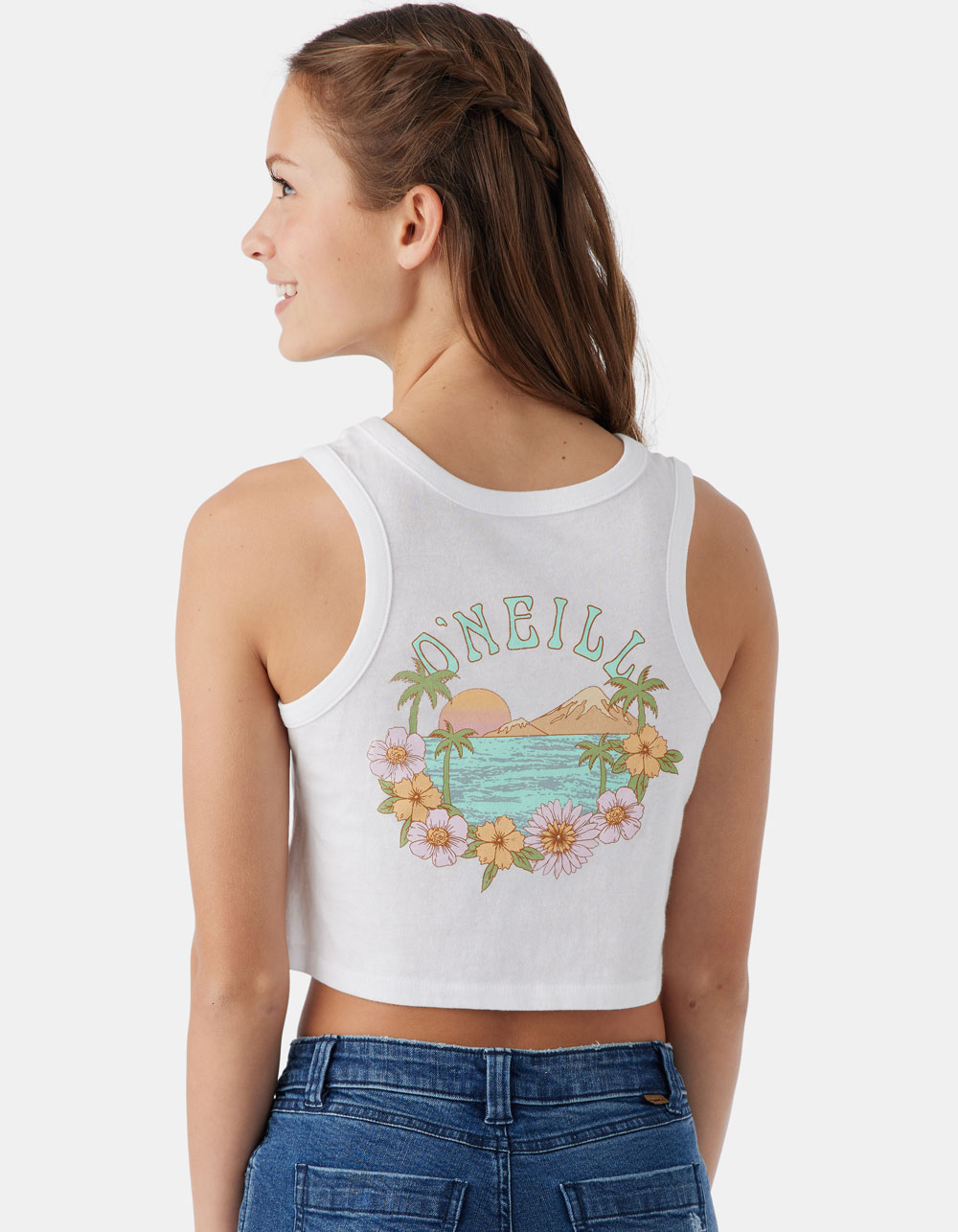O'NEILL Backyard Girls Tank Top - WHITE