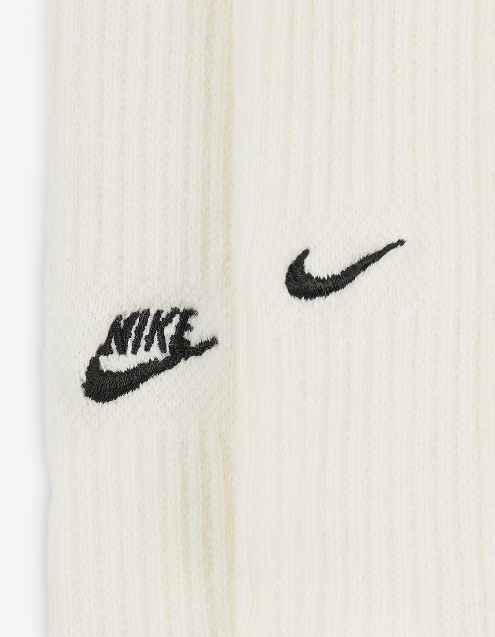 NIKE Everyday 2 Pack Cushioned Crew Socks - NATURAL