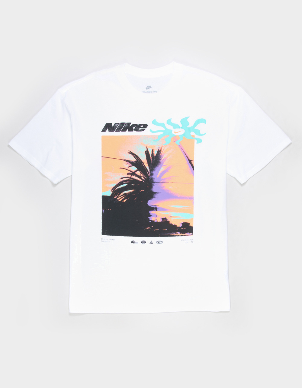 NIKE Palm Tree Mens Loose Tee - WHITE