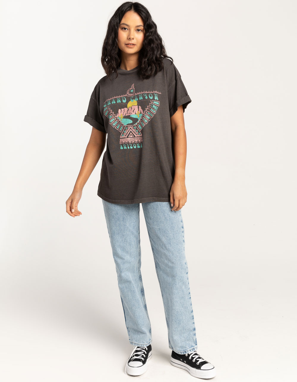 GIRL DANGEROUS Grand Canyon Womens Boyfriend Tee OFFBLACK Tillys