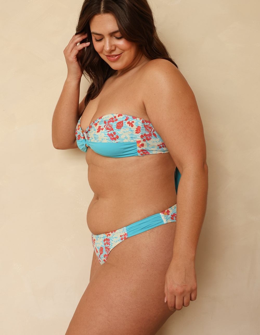 DIPPIN' DAISY'S Disco Bandeau Bikini Top - LIGHT BLUE