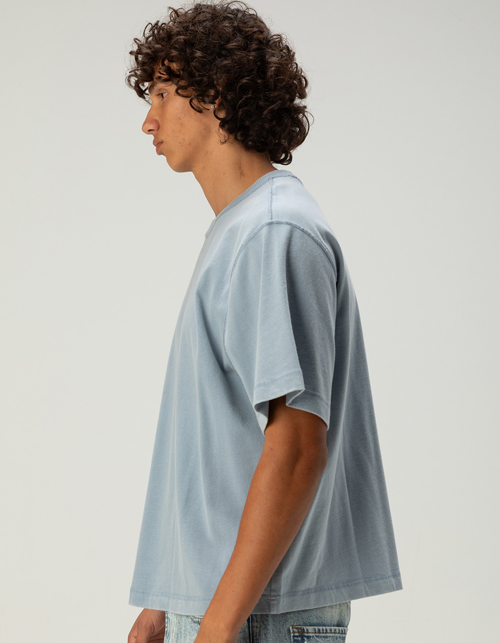 RSQ Mens Boxy Tee - BLUE