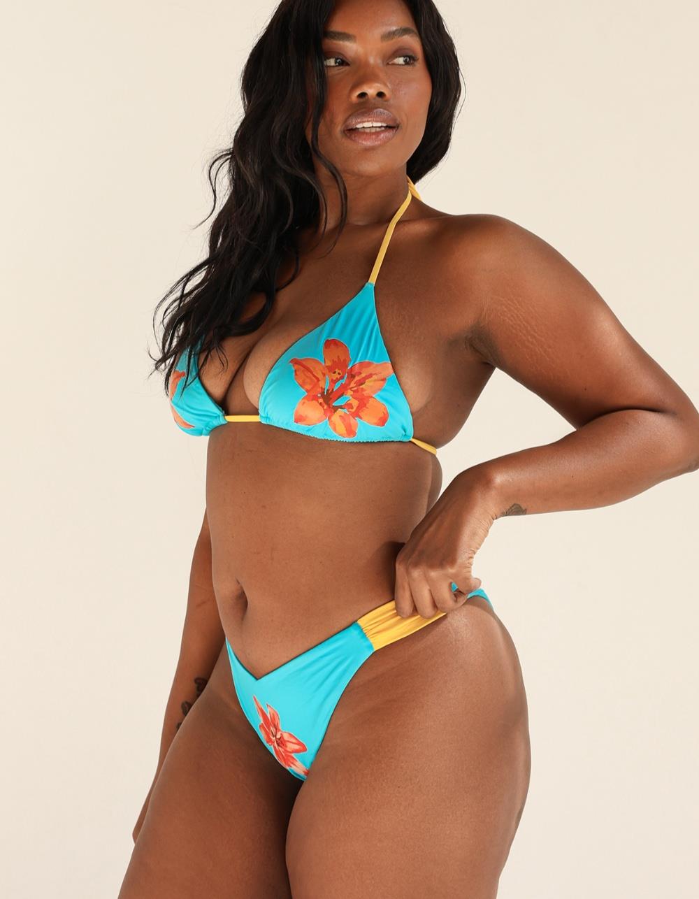 DIPPIN' DAISY'S Palm Triangle Bikini Top