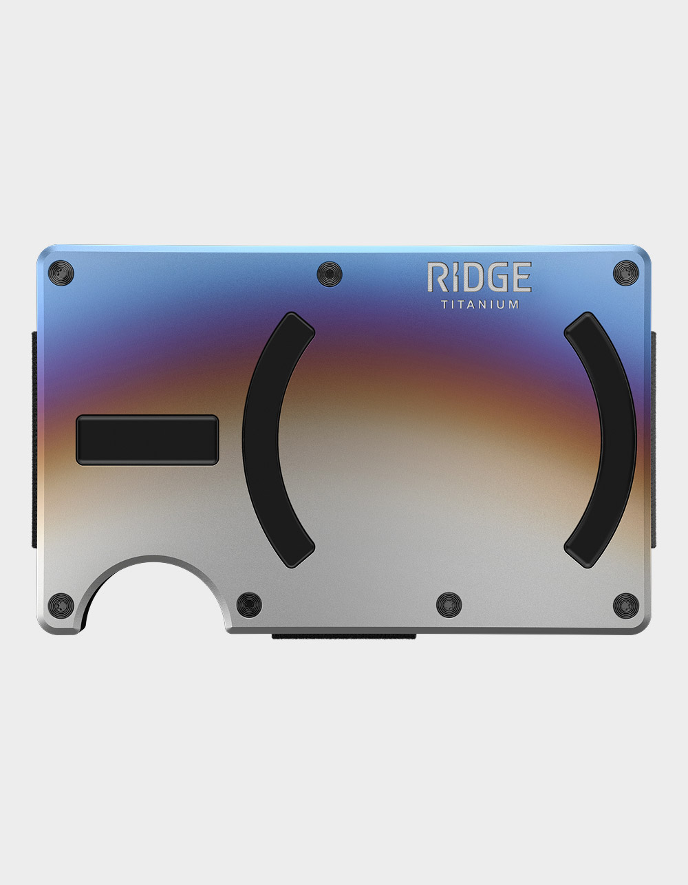 RIDGE WALLETS Burnt Titanium Ridge 2.0 Magsafe Wallet - SILVER