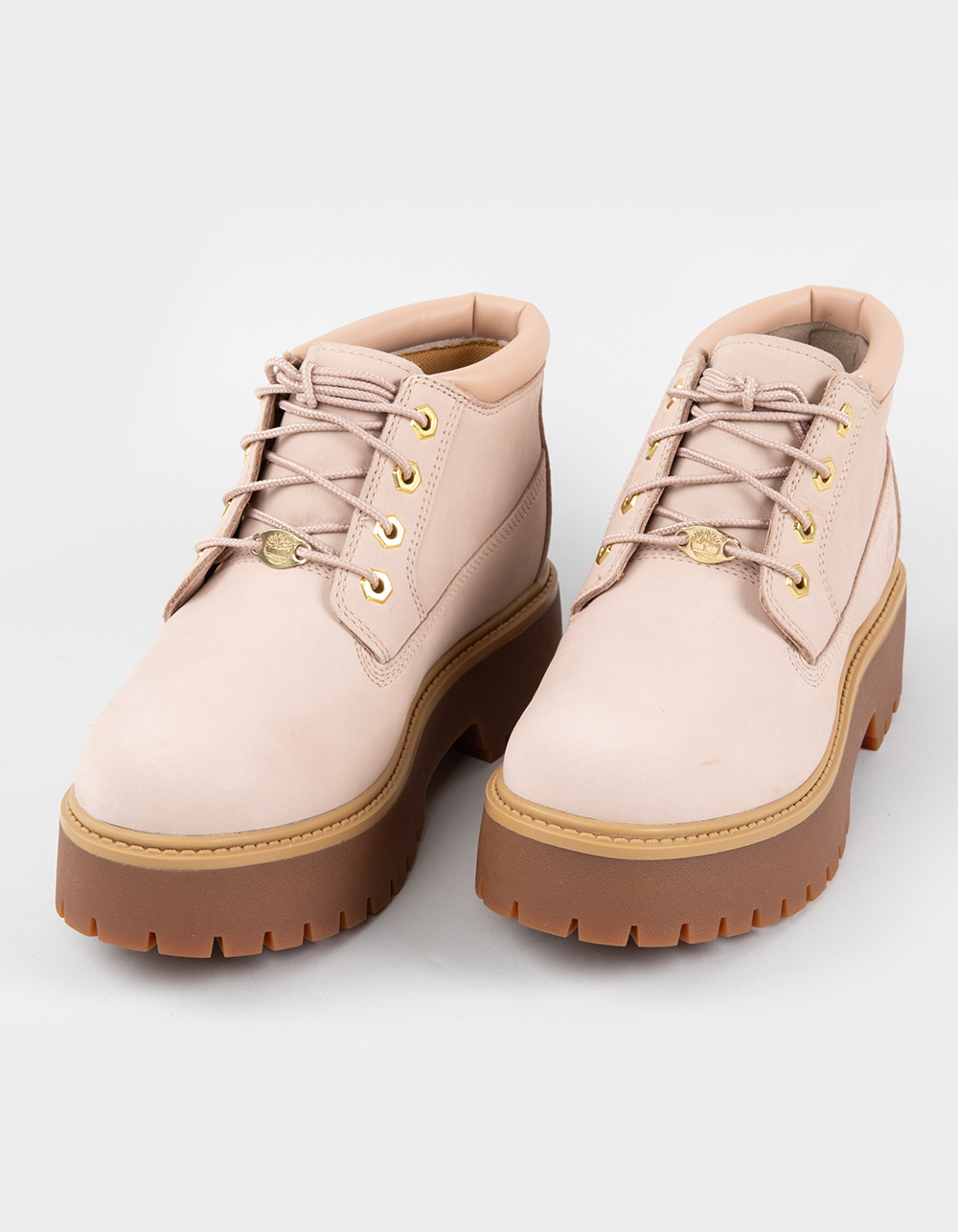 TIMBERLAND Stone Street Platform Chukka Womens Boots - BEIGE