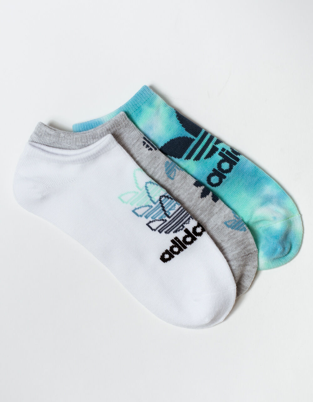 ADIDAS 3 Pack Colorwash Womens No Show Socks MULTI Tillys