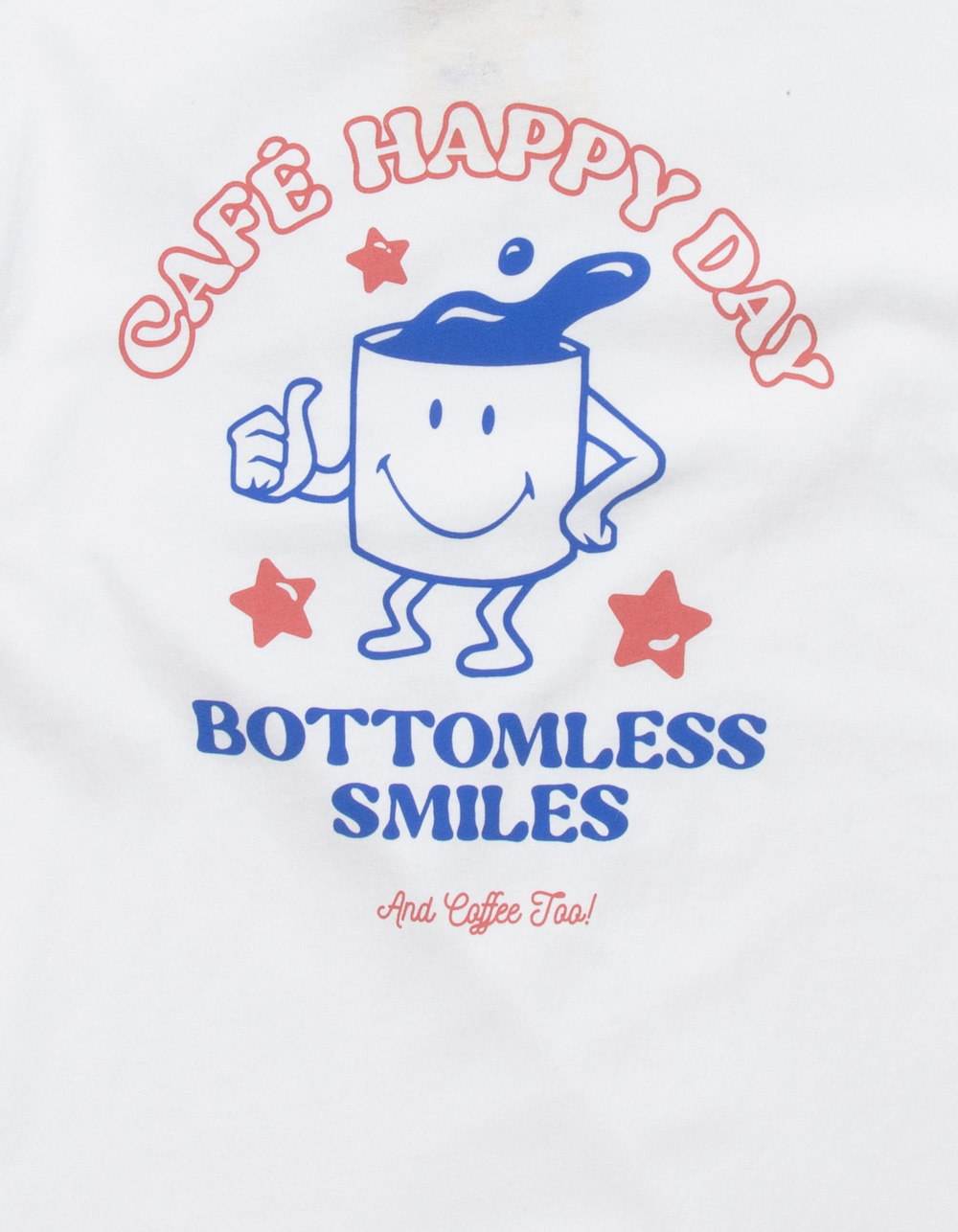 RSQ x Smiley® Café Happy Day Mens Tee - WHITE | Tillys