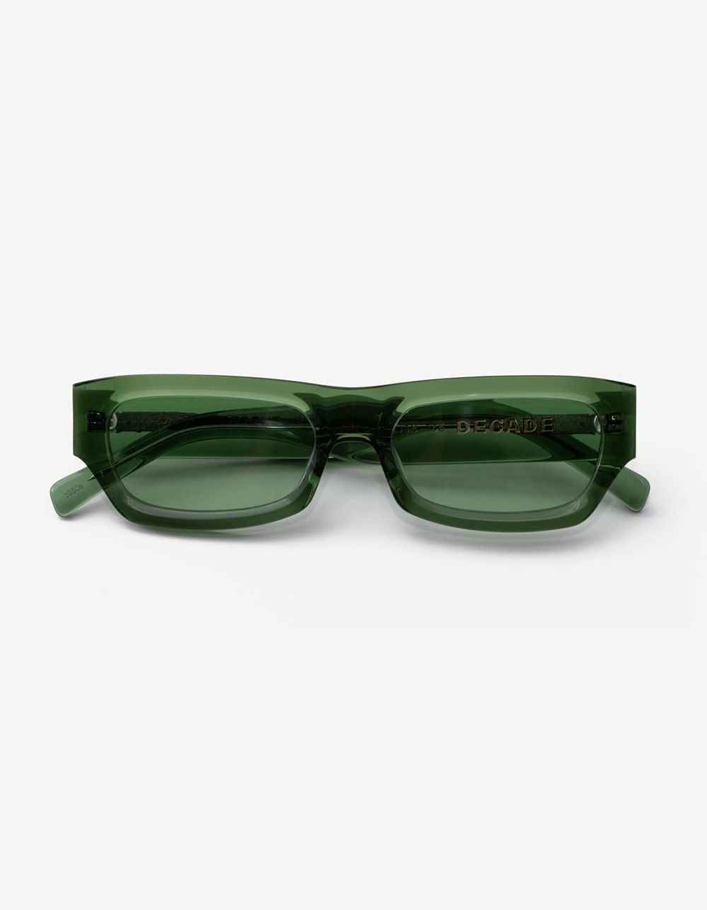 DECADE Geno 60s Sunglasses - CRYSTAL GREEN
